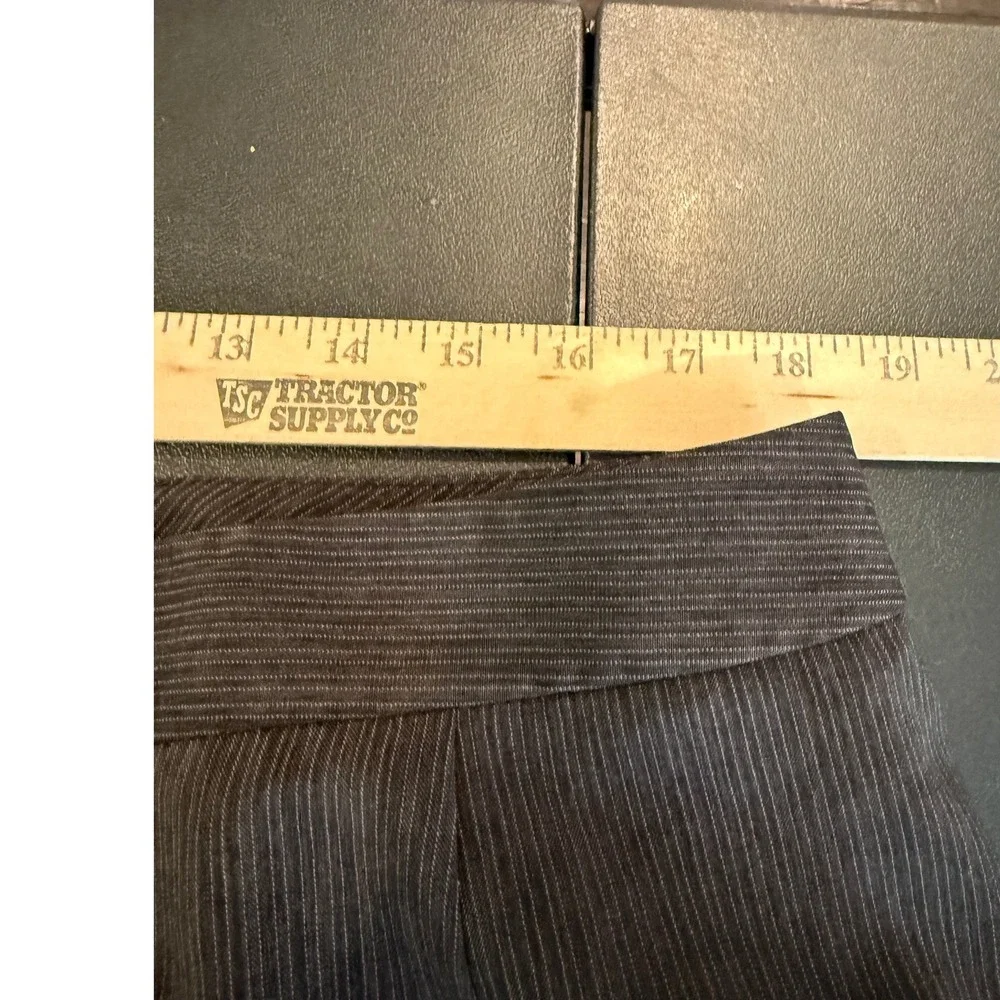 Evan Picone Womens 16 Pant Suit Gray Pinstripe Blazer Trousers 2 Piece Set‎